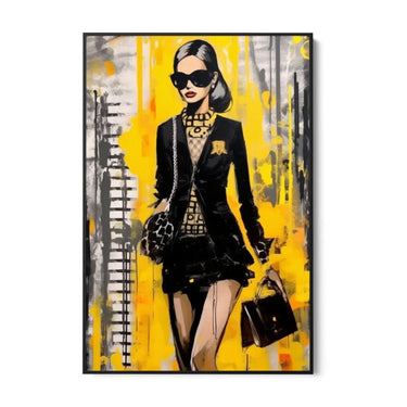 Quadro Stampa su Tela Moda in movimento - CupidoDesign