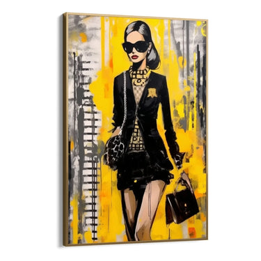 Quadro Stampa su Tela Moda in movimento - CupidoDesign