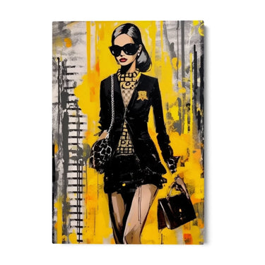 Quadro Stampa su Tela Moda in movimento - CupidoDesign