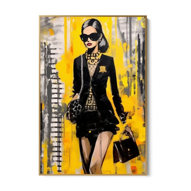 Quadro Stampa su Tela Moda in movimento - CupidoDesign