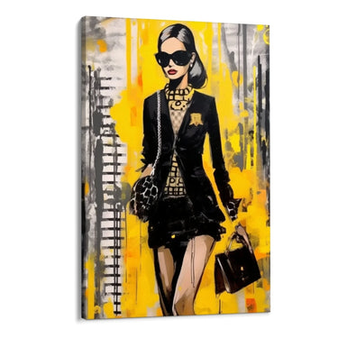 Quadro Stampa su Tela Moda in movimento - CupidoDesign