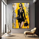 Quadro Stampa su Tela Moda in movimento - CupidoDesign