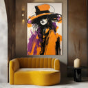 Quadro Stampa su Tela Model Sketch Art - CupidoDesign