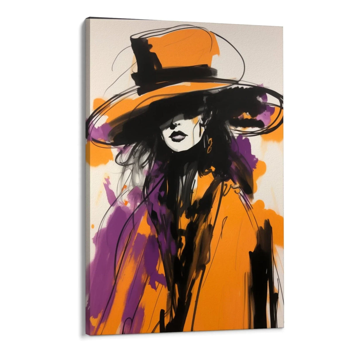 Quadro Stampa su Tela Model Sketch Art - CupidoDesign