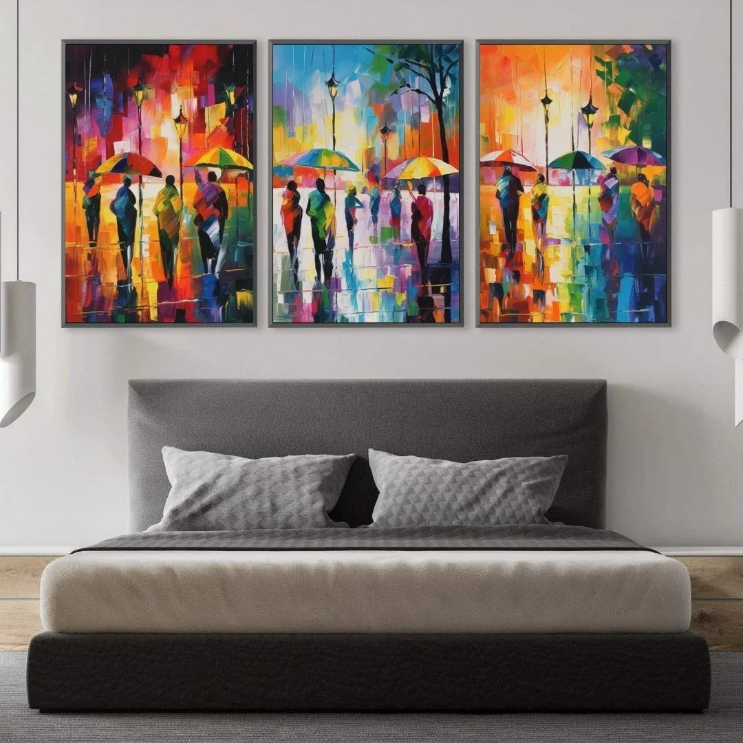 Quadro Stampa su Tela Momenti di pioggia - CupidoDesign