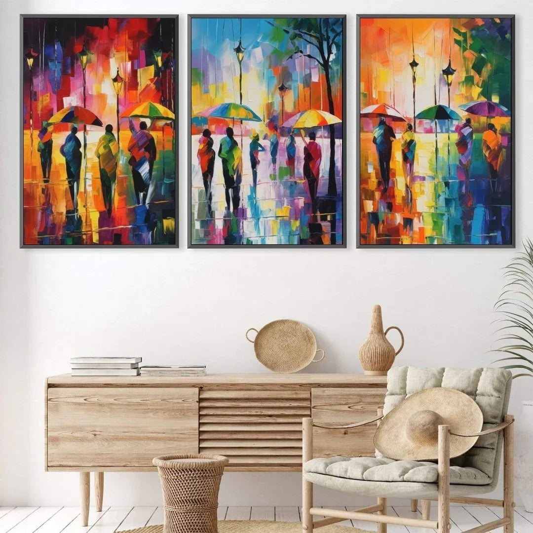 Quadro Stampa su Tela Momenti di pioggia - CupidoDesign