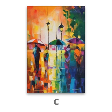 Quadro Stampa su Tela Momenti di pioggia - CupidoDesign