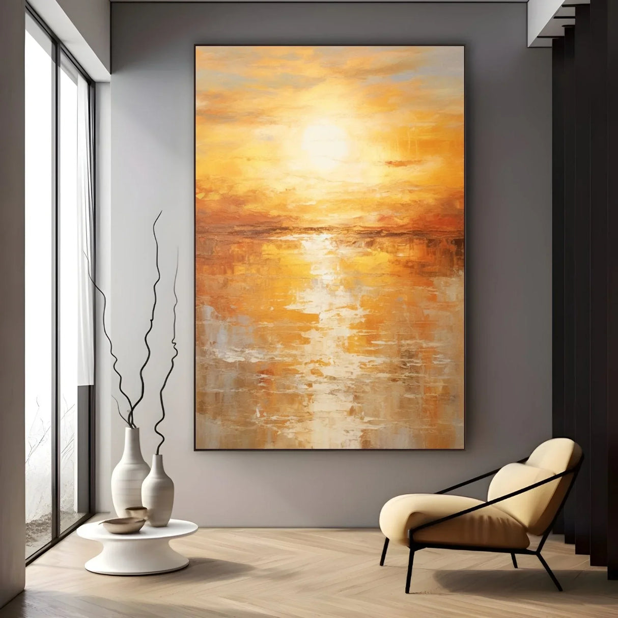Quadro Stampa su Tela Momento astratto - CupidoDesign