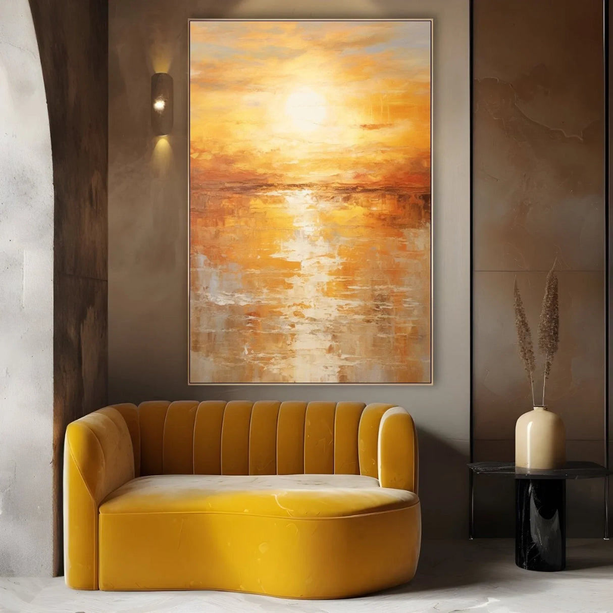 Quadro Stampa su Tela Momento astratto - CupidoDesign