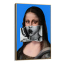 Quadro Stampa su Tela Mona Lisa Smile - CupidoDesign