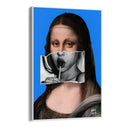 Quadro Stampa su Tela Mona Lisa Smile - CupidoDesign