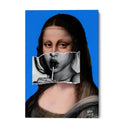 Quadro Stampa su Tela Mona Lisa Smile - CupidoDesign