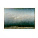 Quadro Stampa su Tela Monaco in riva al mare, Friedrich - CupidoDesign