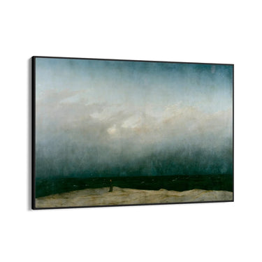 Quadro Stampa su Tela Monaco in riva al mare, Friedrich - CupidoDesign