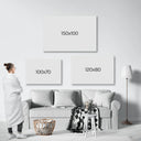 Quadro Stampa su Tela Monaco in riva al mare, Friedrich - CupidoDesign