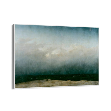Quadro Stampa su Tela Monaco in riva al mare, Friedrich - CupidoDesign