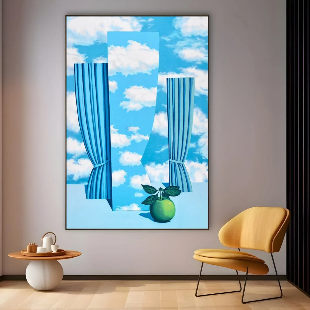 Quadro Stampa su Tela Mondo meraviglioso, Rene Magritte - CupidoDesign