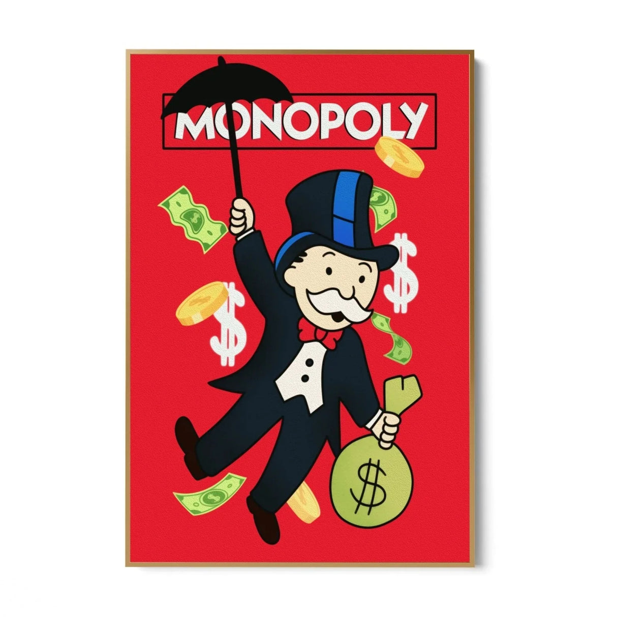 Quadro Stampa su Tela Monopoly Graffiti - CupidoDesign