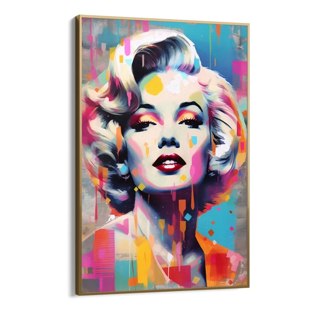 Quadro Stampa su Tela Monroe Graffiti - CupidoDesign