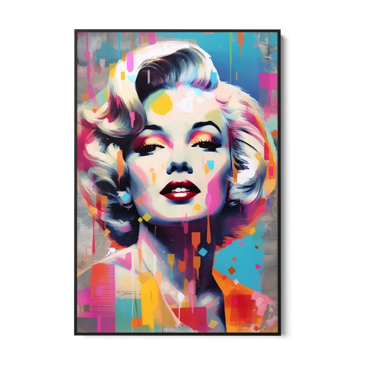 Quadro Stampa su Tela Monroe Graffiti - CupidoDesign