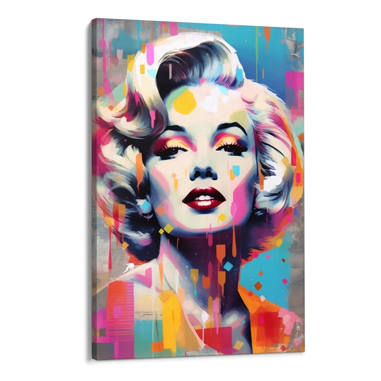 Quadro Stampa su Tela Monroe Graffiti - CupidoDesign