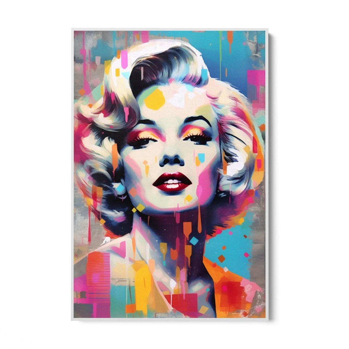 Quadro Stampa su Tela Monroe Graffiti - CupidoDesign