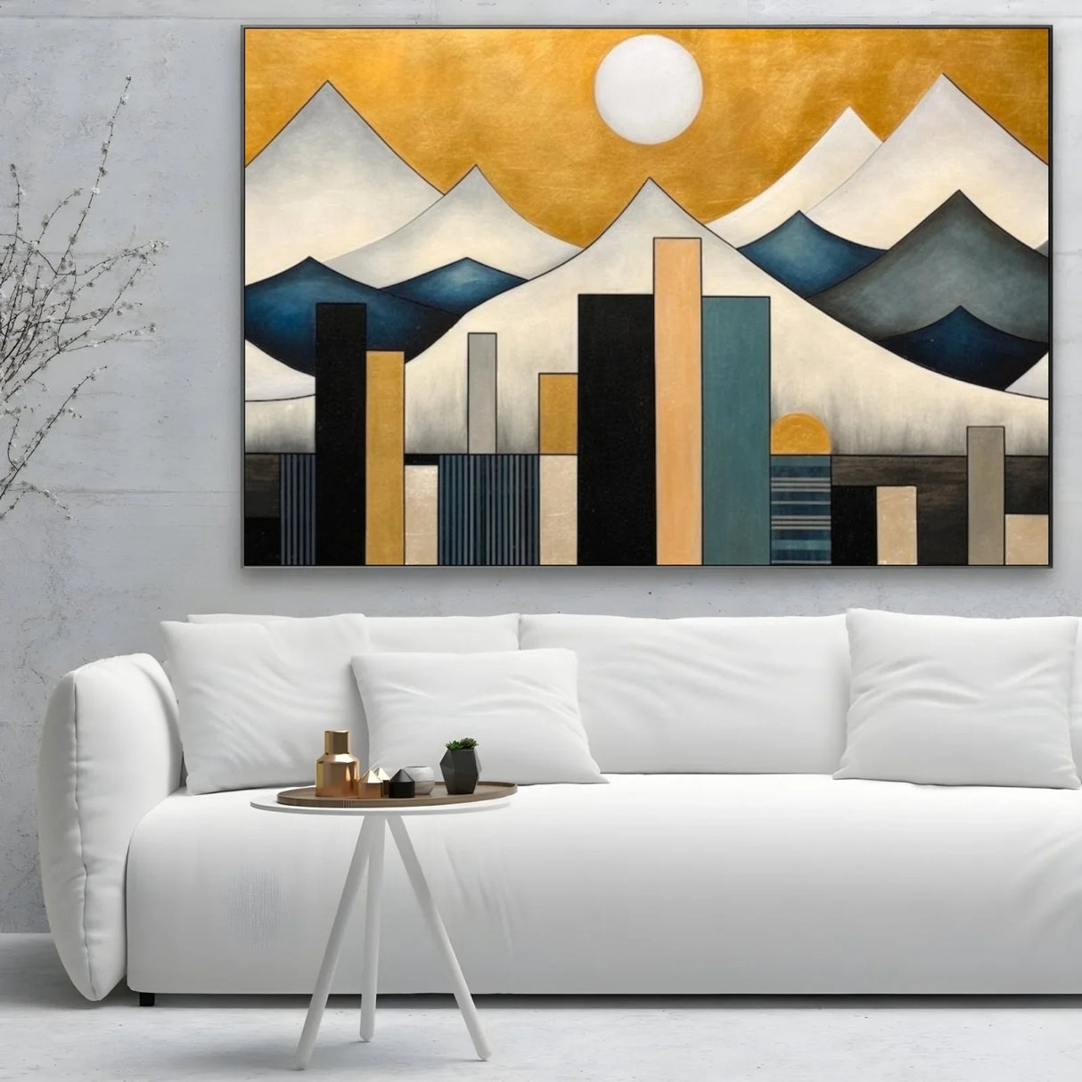 Quadro Stampa su Tela Montagna Scandinava - CupidoDesign