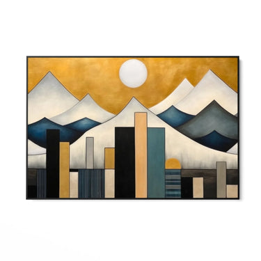Quadro Stampa su Tela Montagna Scandinava - CupidoDesign
