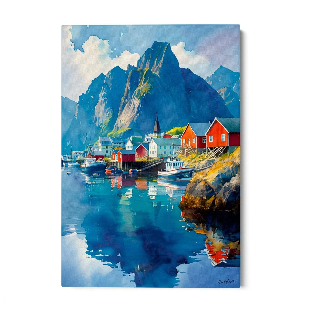 Quadro Stampa su Tela Montagne nella Luce - CupidoDesign