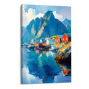 Quadro Stampa su Tela Montagne nella Luce - CupidoDesign