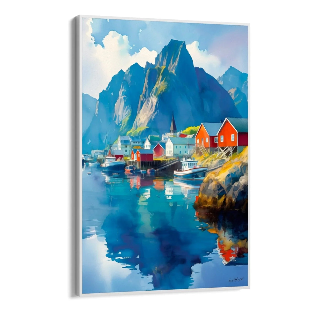 Quadro Stampa su Tela Montagne nella Luce - CupidoDesign