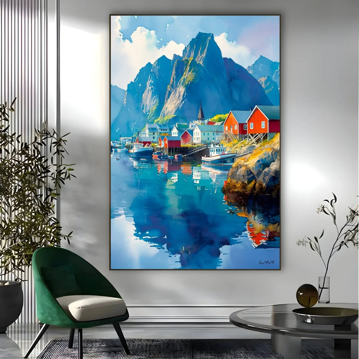 Quadro Stampa su Tela Montagne nella Luce - CupidoDesign