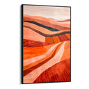 Quadro Stampa su Tela Montagne Rosse - CupidoDesign