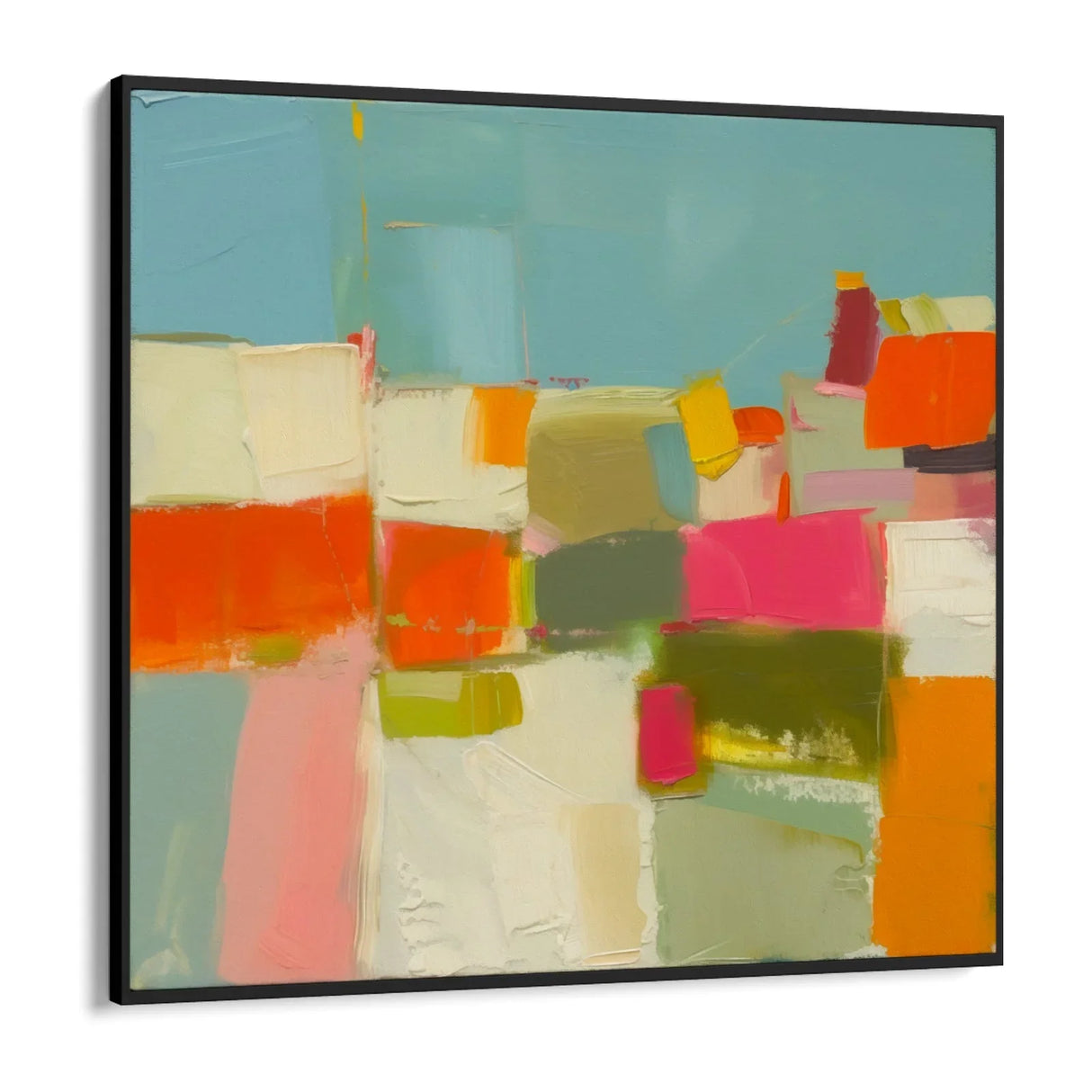 Quadro Stampa su Tela Mosaico di Emozioni - CupidoDesign