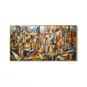 Quadro Stampa su Tela Mosaico urbano - CupidoDesign