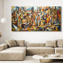 Quadro Stampa su Tela Mosaico urbano - CupidoDesign