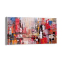 Quadro Stampa su Tela Movimenti di colore - CupidoDesign