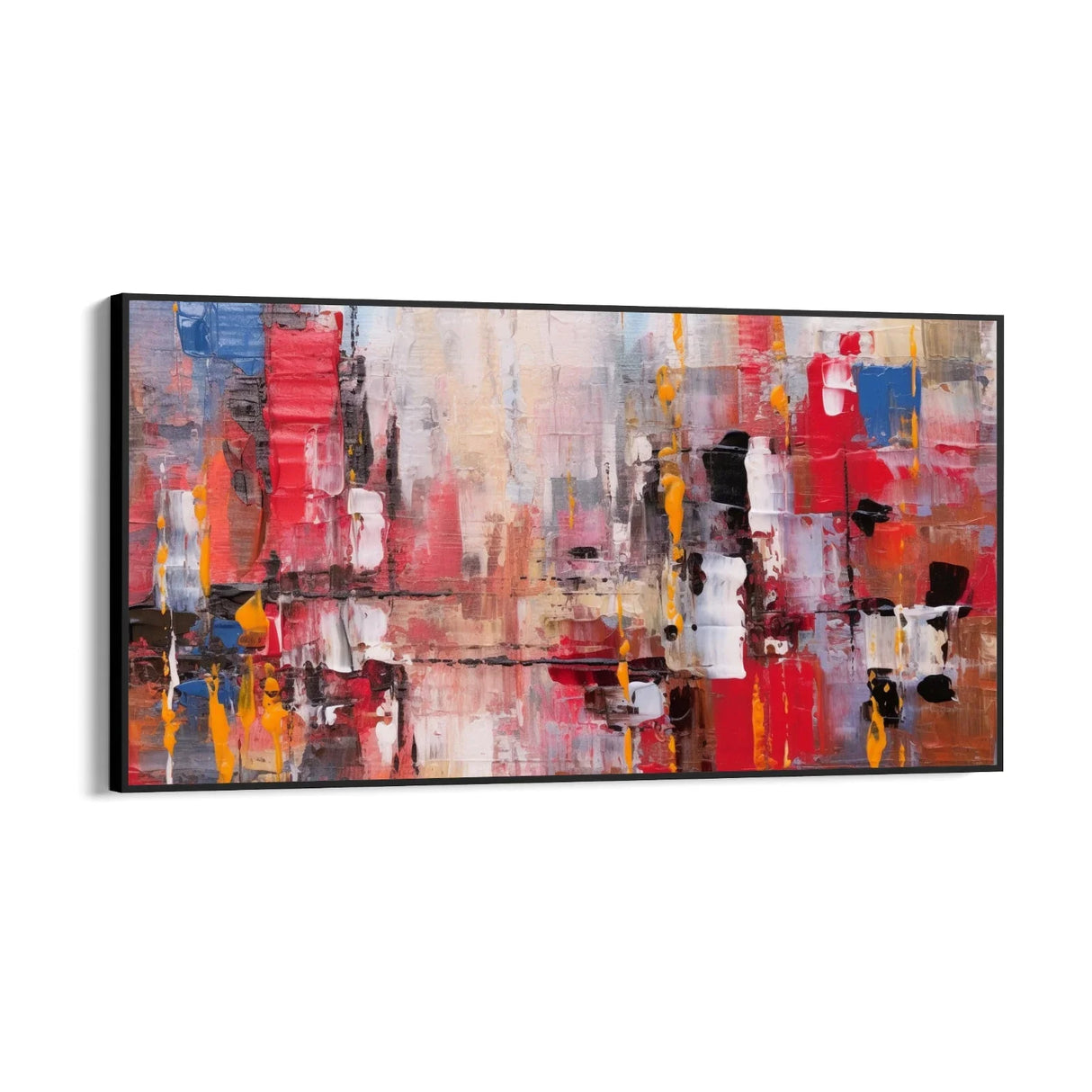 Quadro Stampa su Tela Movimenti di colore - CupidoDesign
