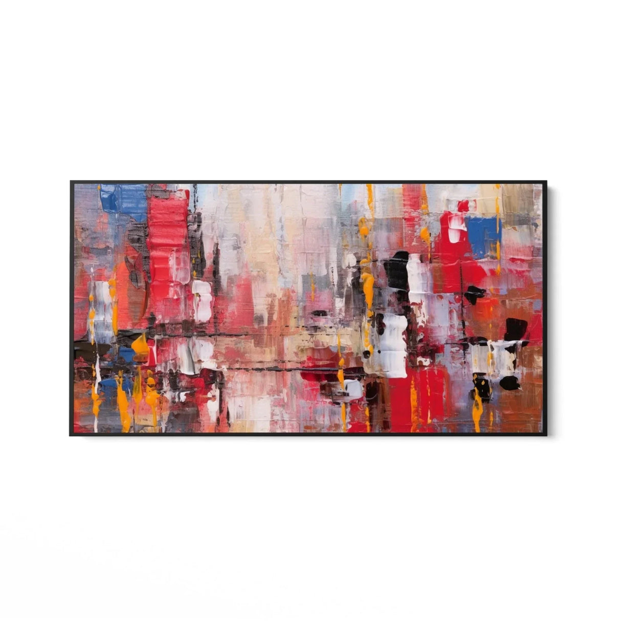 Quadro Stampa su Tela Movimenti di colore - CupidoDesign