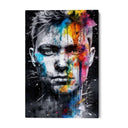 Quadro Stampa su Tela Multicolor Portrait - CupidoDesign