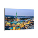 Quadro Stampa su Tela Municipio di Amburgo, Germania - CupidoDesign