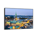 Quadro Stampa su Tela Municipio di Amburgo, Germania - CupidoDesign