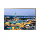 Quadro Stampa su Tela Municipio di Amburgo, Germania - CupidoDesign