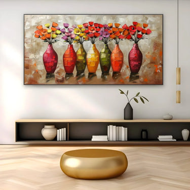 Quadro Stampa su Tela Murale di Vasi - CupidoDesign