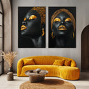 Quadro Stampa su Tela Musa d’Oro - CupidoDesign