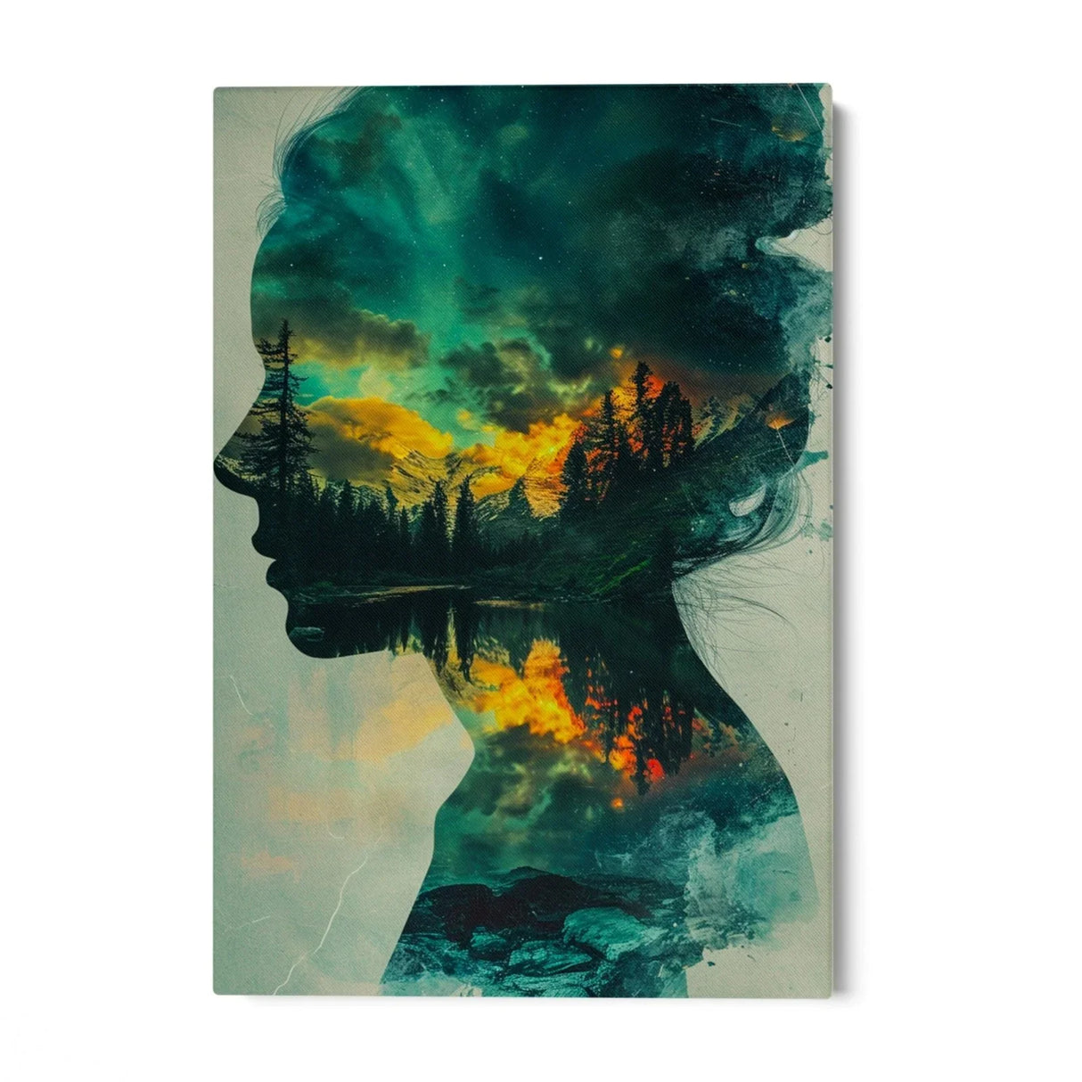 Quadro Stampa su Tela Natura Femminile - CupidoDesign