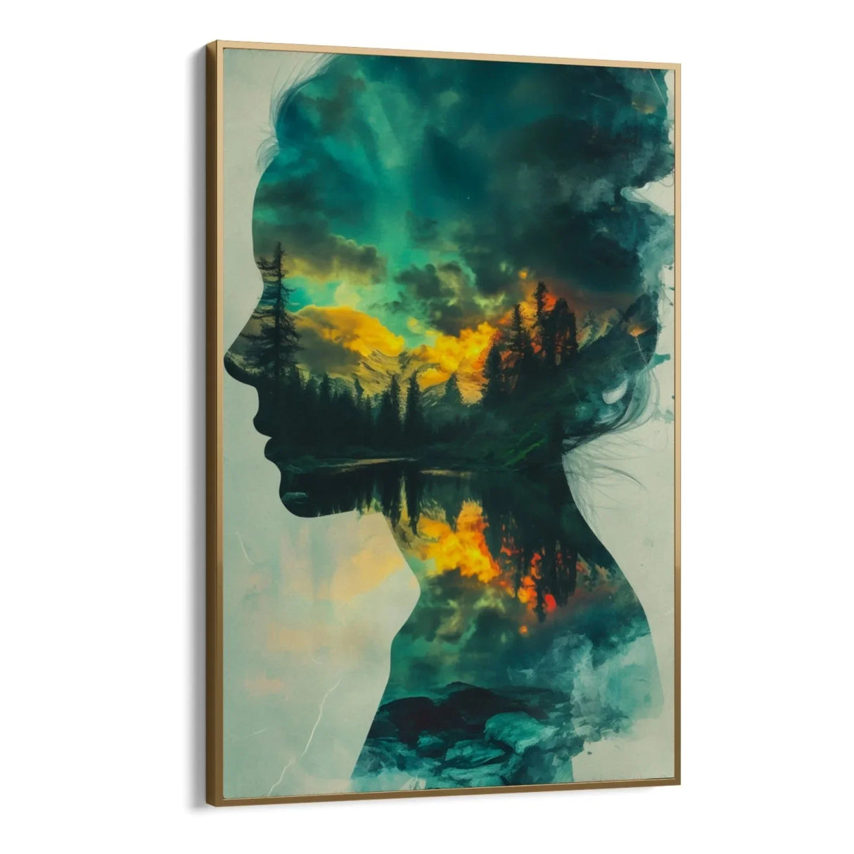 Quadro Stampa su Tela Natura Femminile - CupidoDesign