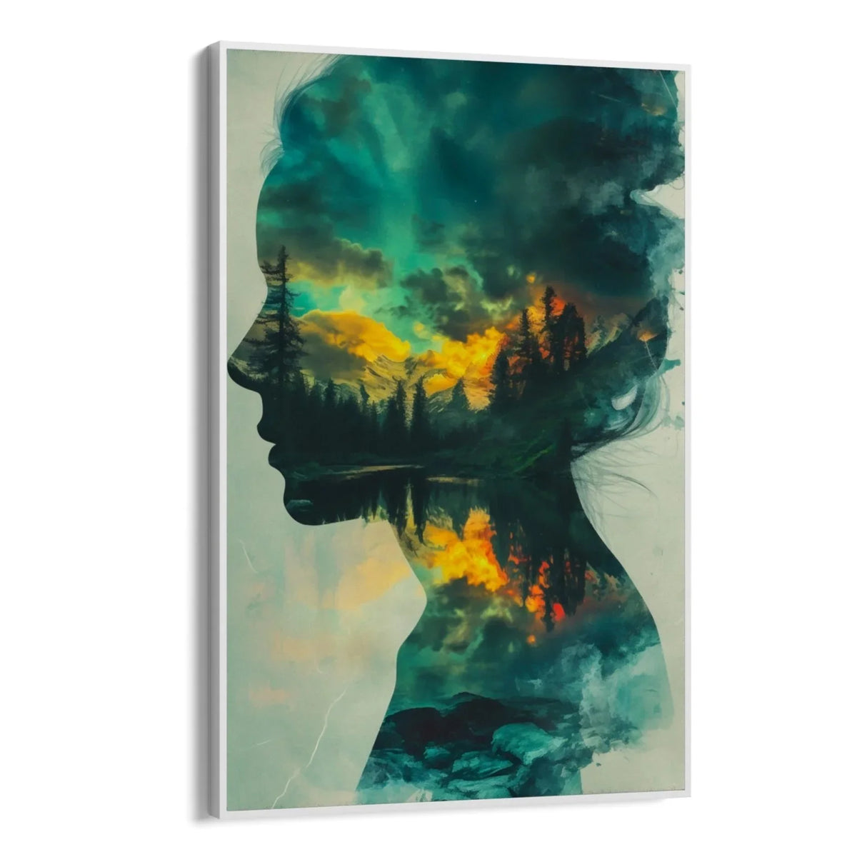 Quadro Stampa su Tela Natura Femminile - CupidoDesign