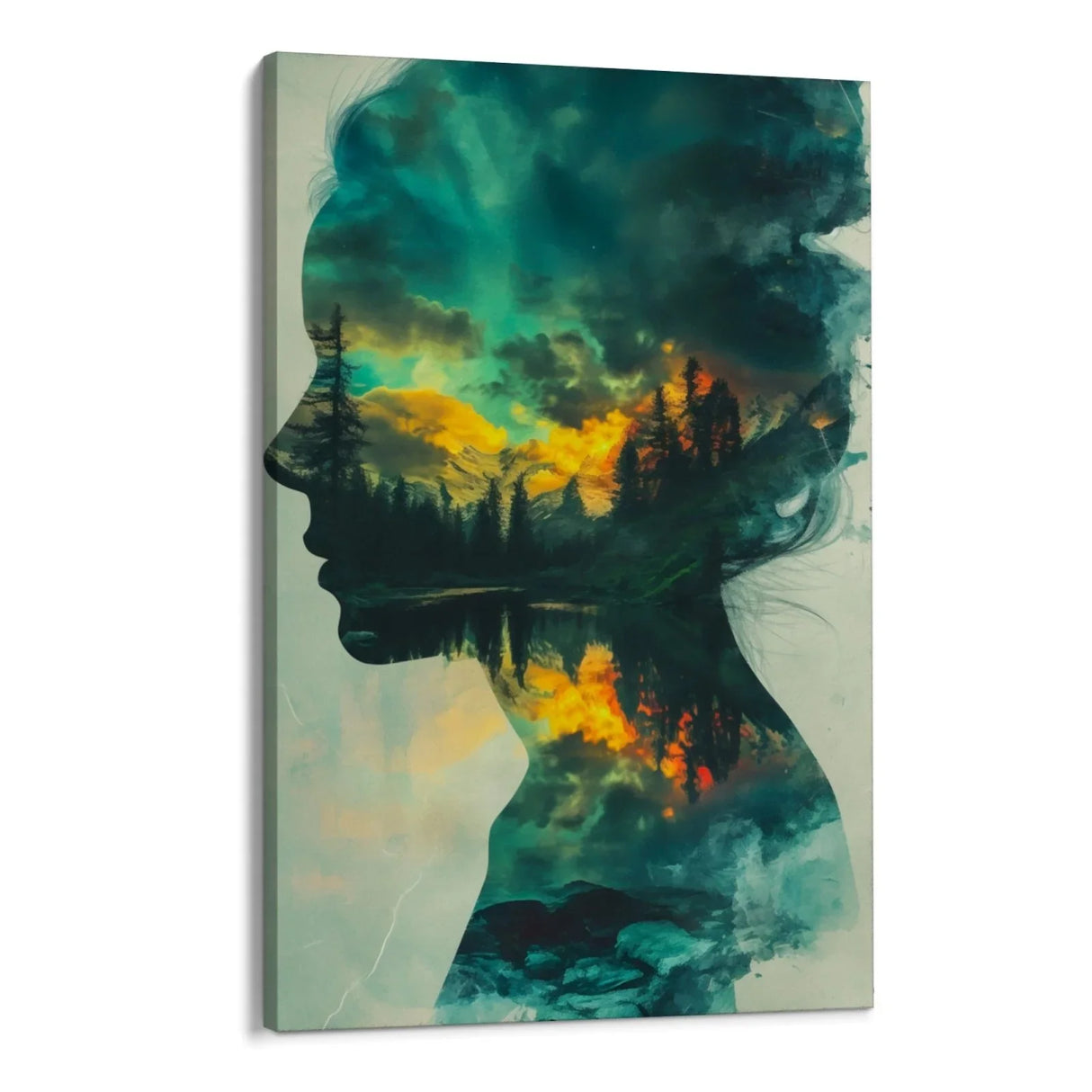 Quadro Stampa su Tela Natura Femminile - CupidoDesign