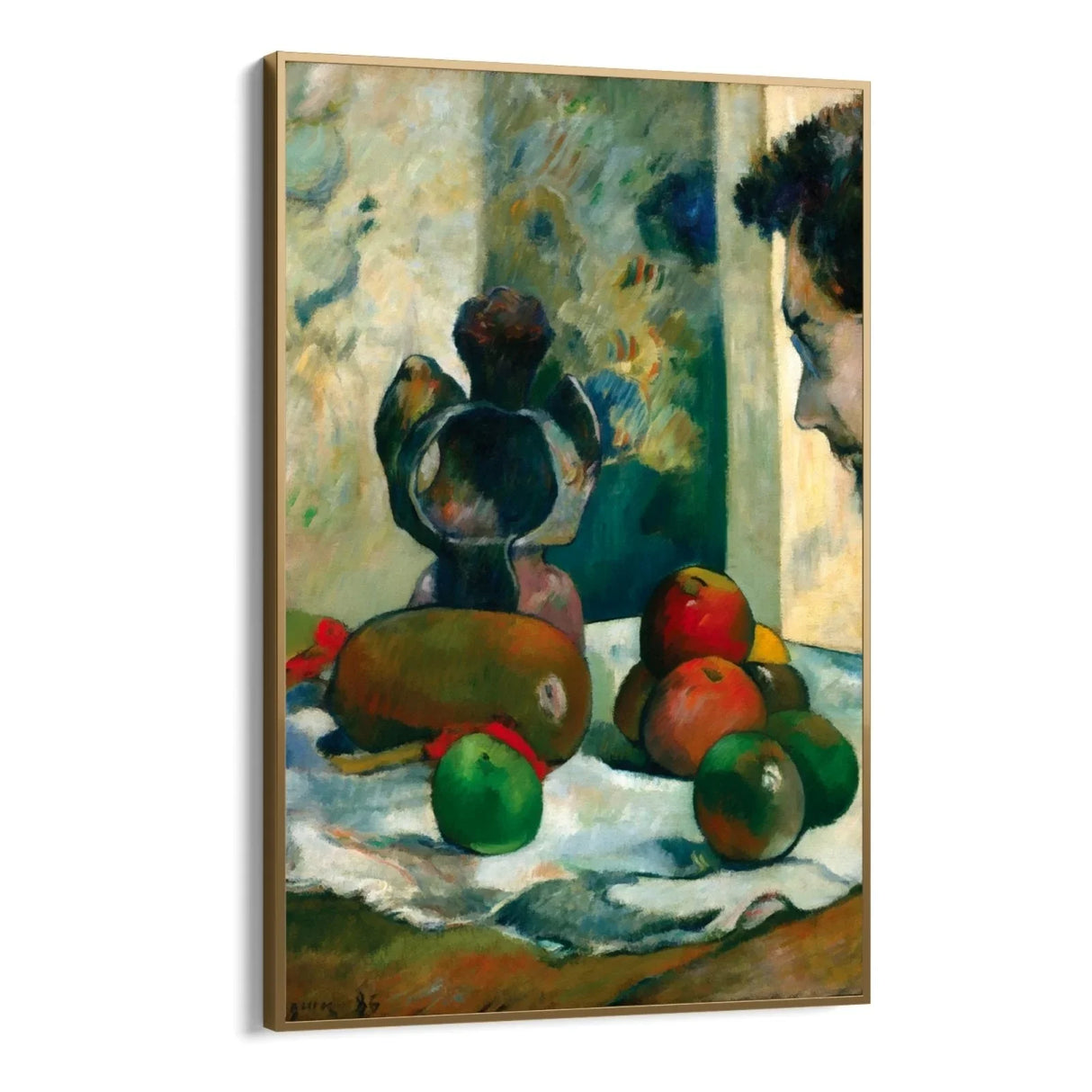 Quadro Stampa su Tela Natura morta con profilo di Laval, Paul Gauguin - CupidoDesign
